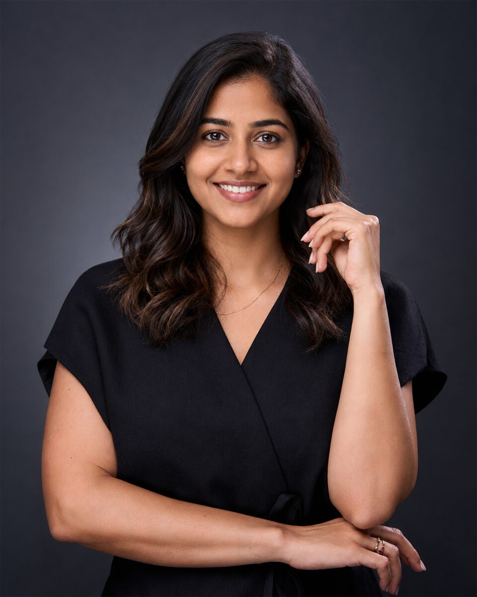 Personal brand headshot at Sukoon Studio